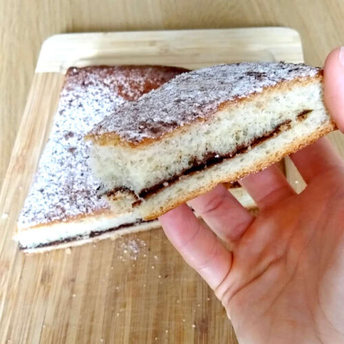 Torta de Aceite rellena de chocolate