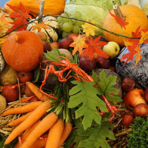 Otoño. Frutas y verduras de temporada